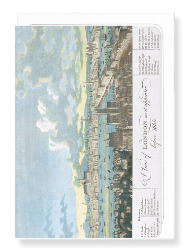 Ezen Designs - London before 1666 - Greeting Card - Front