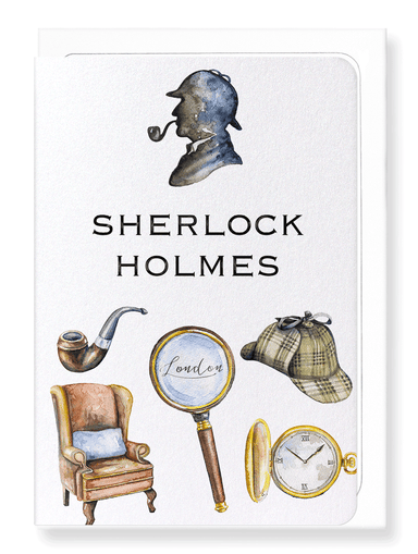 Ezen Designs - Sherlock holmes - Greeting Card - Front