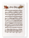Ezen Designs - Jingle bells music score - Greeting Card - Front