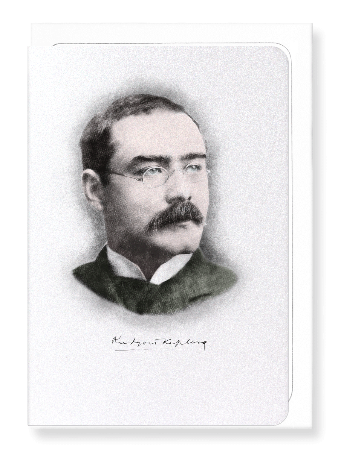 Ezen Designs - Portrait of kipling - Greeting Card - Front