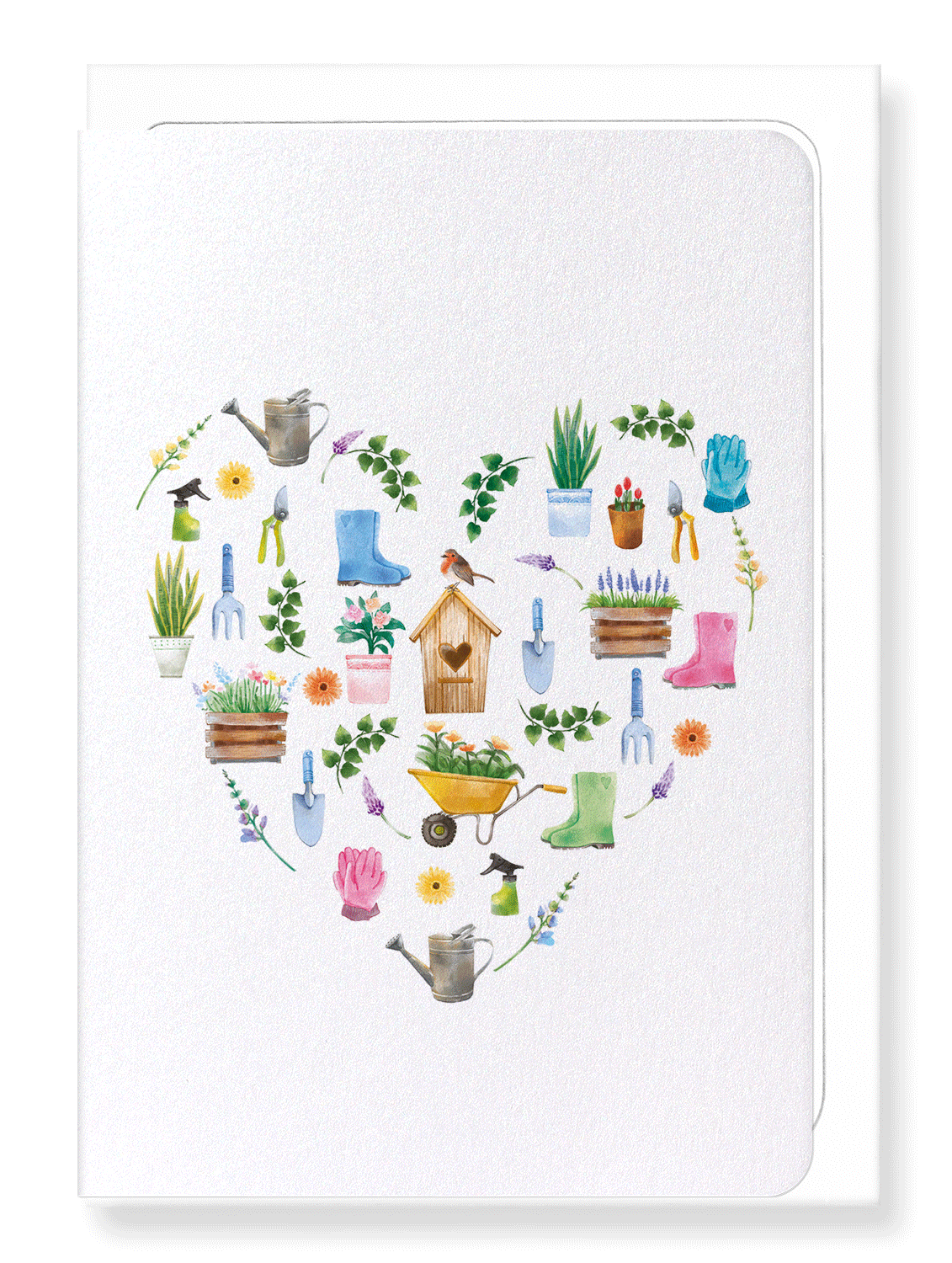 Ezen Designs - Garden heart - Greeting Card - Front