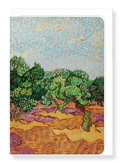 Ezen Designs - Olive Trees (1889) No. 1 - Greeting Card - Front