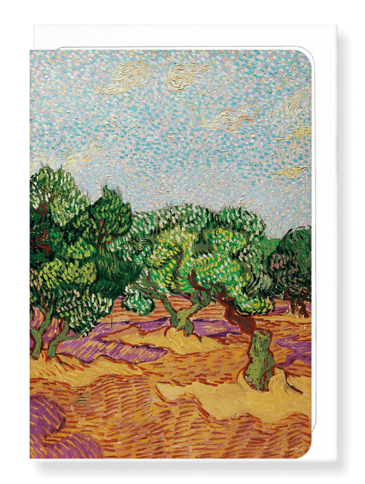 Ezen Designs - Olive Trees (1889) No. 1 - Greeting Card - Front
