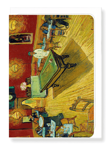 Ezen Designs - Le café de nuit (The Night Café) (1888) - Greeting Card - Front