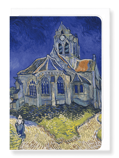 Ezen Designs - Church at Auvers (1890) - Greeting Card - Front