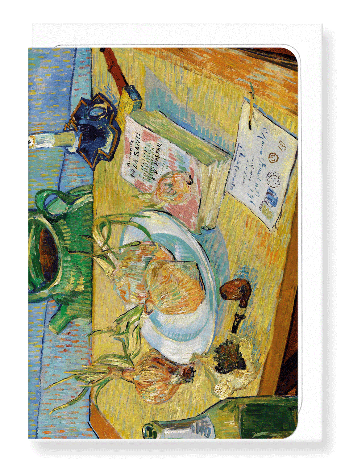 Ezen Designs - Christmas Bookshelf - Greeting Card - Front