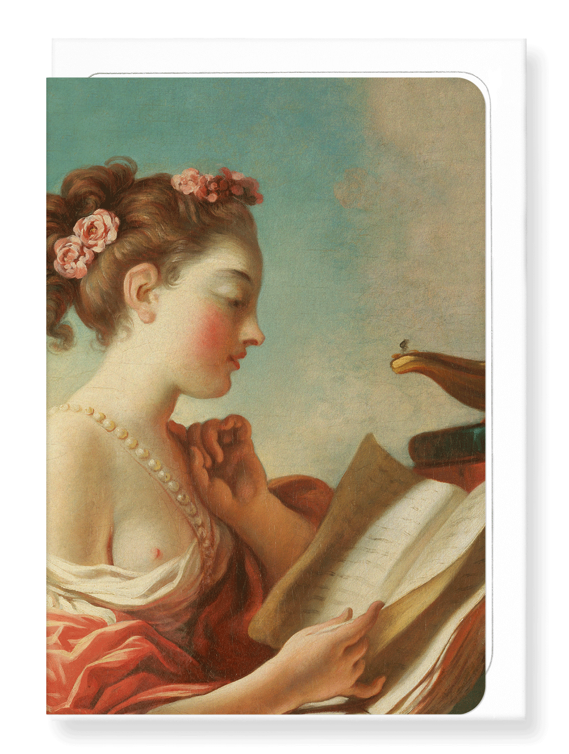Ezen Designs - Allegory of vigilance (C.1772) - Greeting Card - Front
