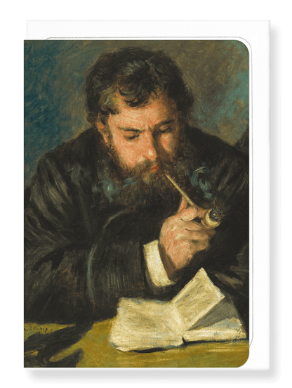 Ezen Designs - Portrait of claude monet (1872) - Greeting Card - Front