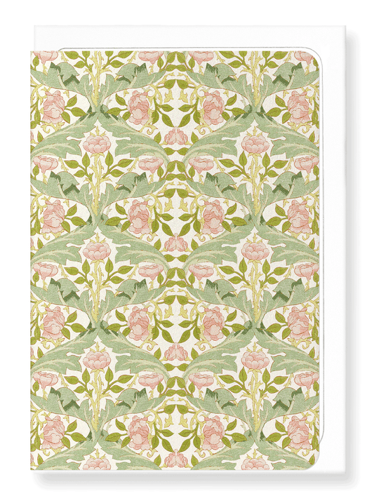 Ezen Designs - Rose bush (c.1890) - Greeting Card - Front