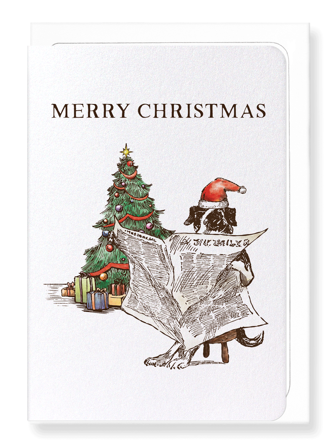 Ezen Designs - Reading Christmas Chronicle - Greeting Card - Front