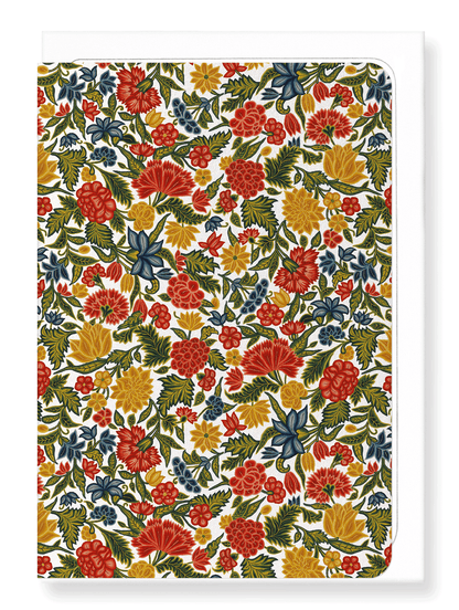 Ezen Designs - Flower design (18th c.) - Greeting Card - Front
