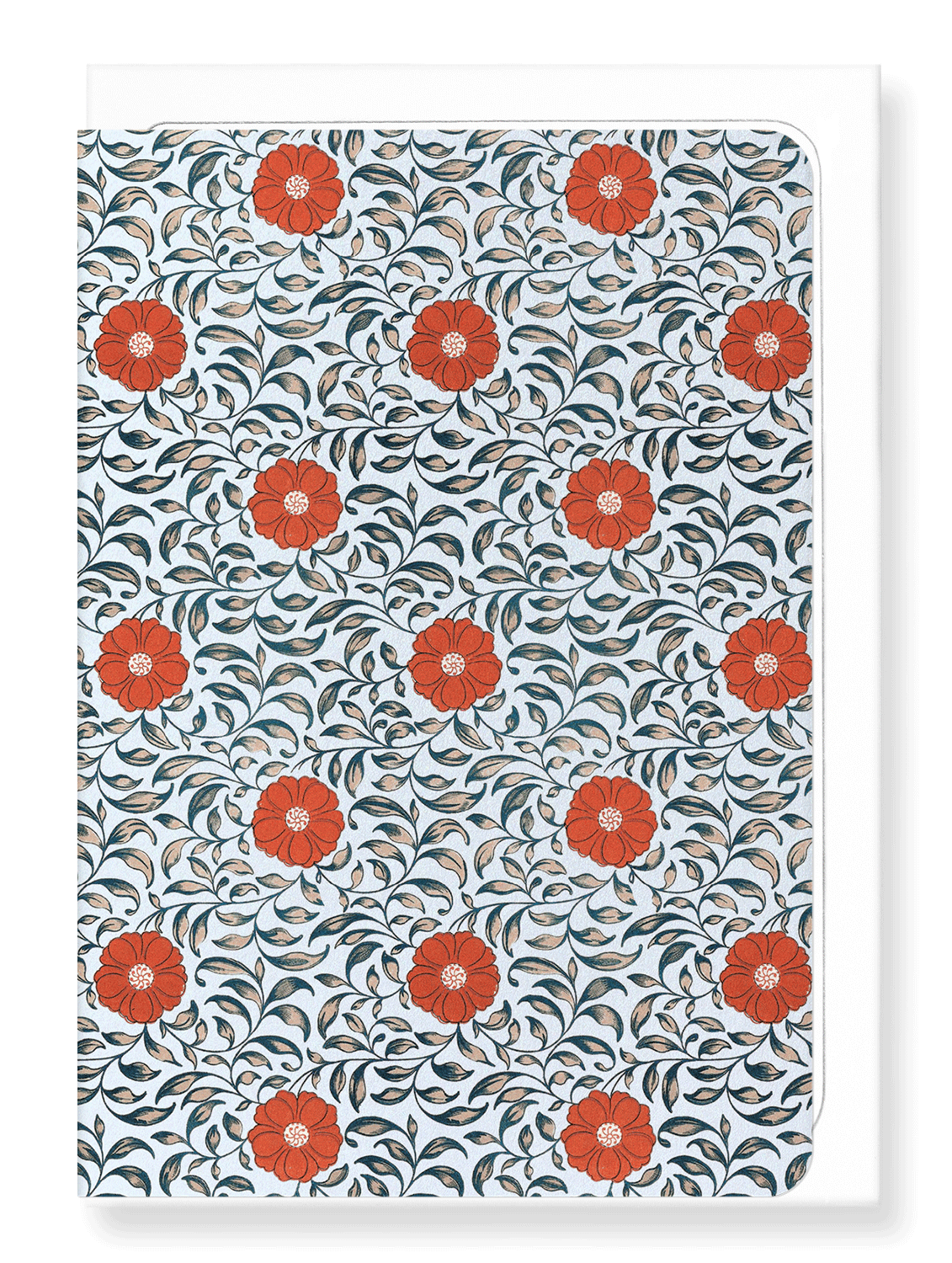 Ezen Designs - Red camellia  - Greeting Card - Front
