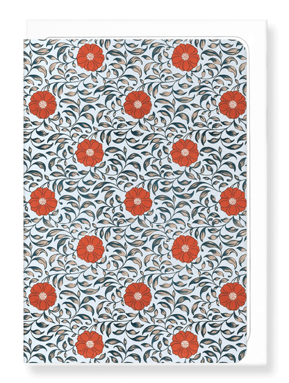 Ezen Designs - Red camellia  - Greeting Card - Front