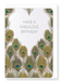 Ezen Designs - Fabulous peacock birthday - Greeting Card - Front