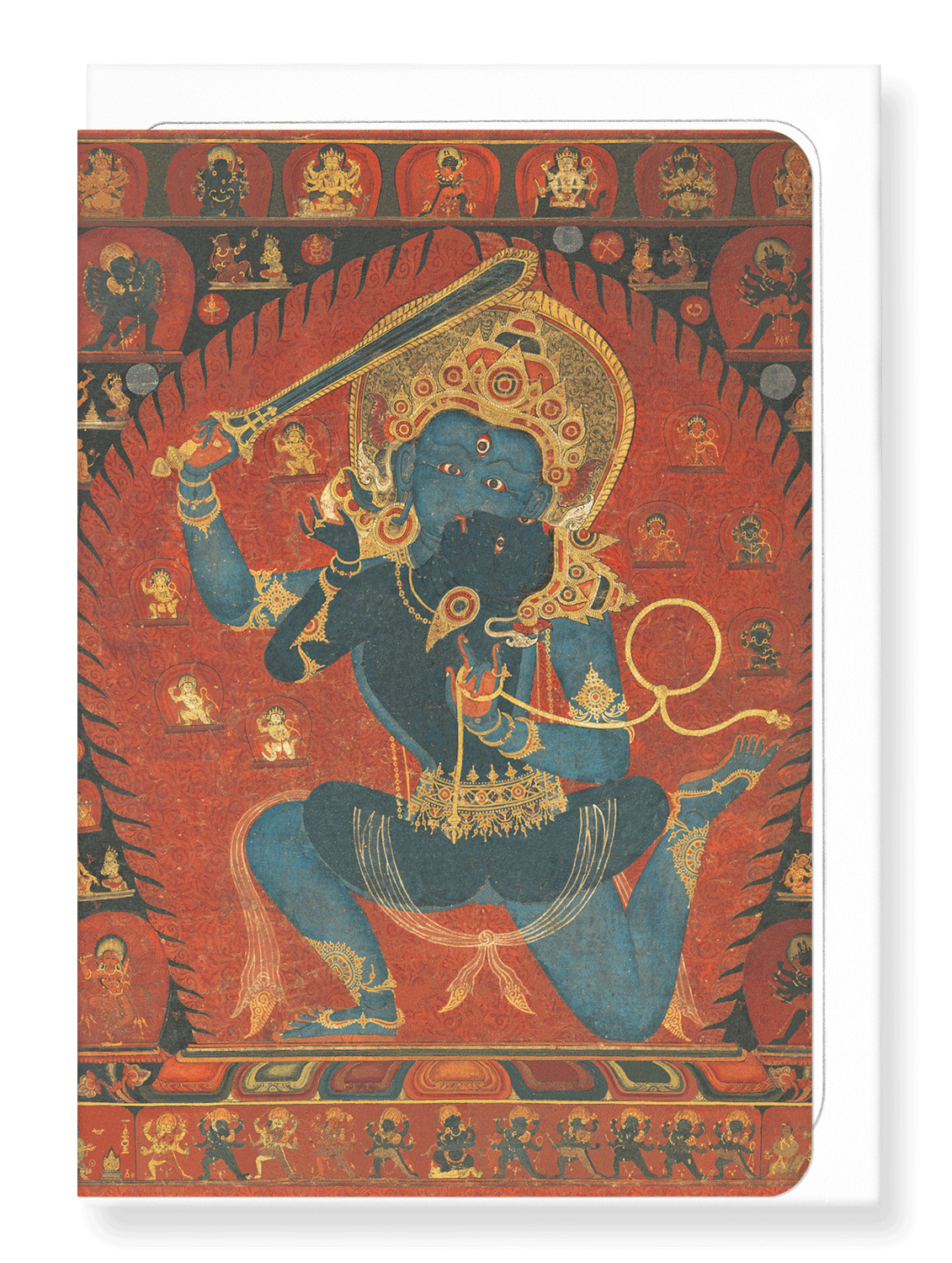Ezen Designs - Achala and his consort (1525–50) - Greeting Card - Front