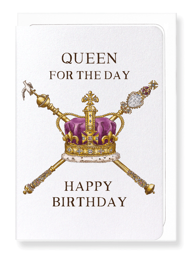 Ezen Designs - Queen for the day - Greeting Card - Front
