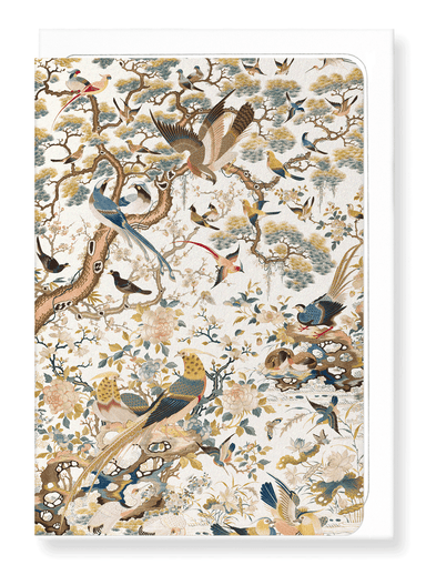 Ezen Designs - Embroidered Panel (18th C) - Greeting Card - Front