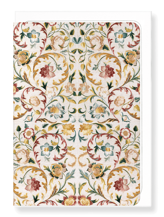 Ezen Designs - Italian Embroidered Panel (19th C) - Greeting Card - Front