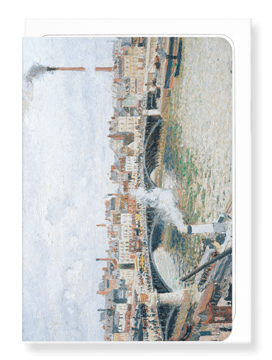 Ezen Designs - Morning, An overcast Day, Rouen (1896) - Greeting Card - Front