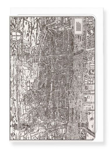 Ezen Designs - Civitas Londinum (c.1561-1570) - Greeting Card - Front