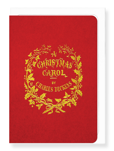 Ezen Designs - Christmas Carol Front Cover (1843) - Greeting Card - Front