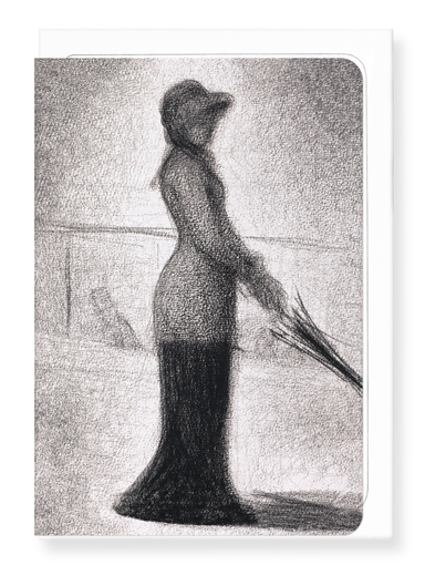 Ezen Designs - Woman with an Umbrella (1884-1886) - Greeting Card - Front