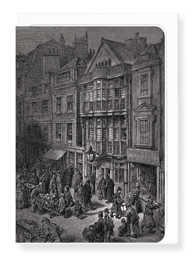 Ezen Designs - Bishopsgate Street (1873) - Greeting Card - Front