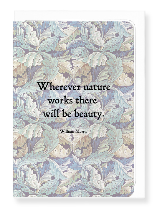Ezen Designs - Beauty and Nature by William Morris - Greeting Card - Front
