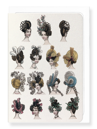 Ezen Designs - Coiffures (1830) - Greeting Card - Front