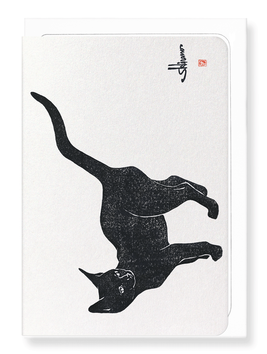 Ezen Designs - Cat no.1 - Greeting Card - Front