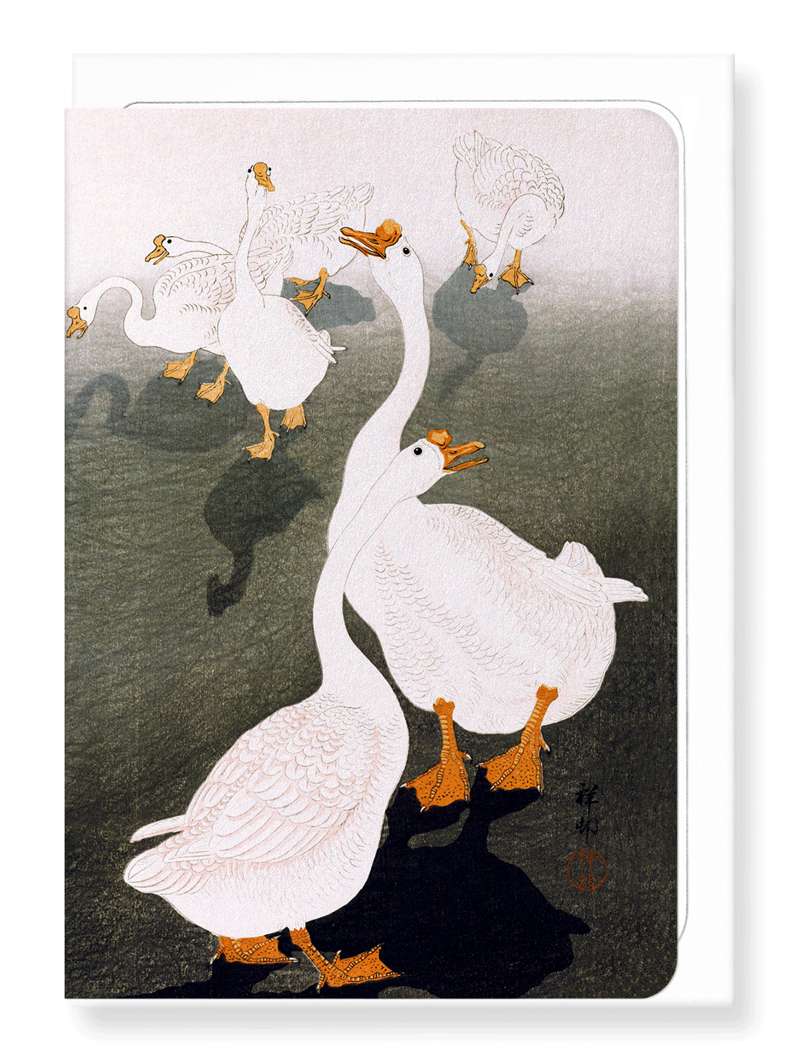 Ezen Designs - Geese - Greeting Card - Front