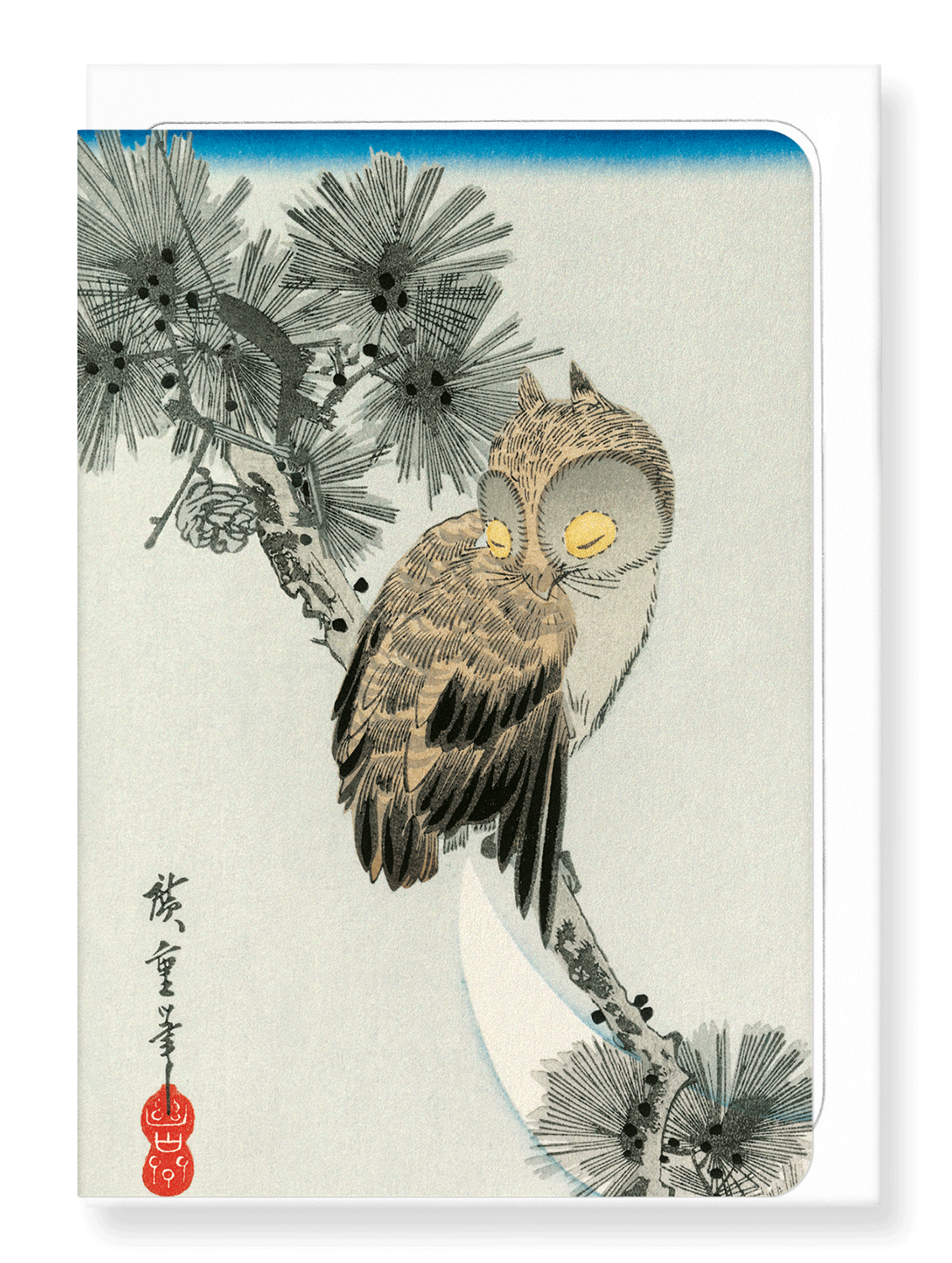 Ezen Designs - Owl - Greeting Card - Front