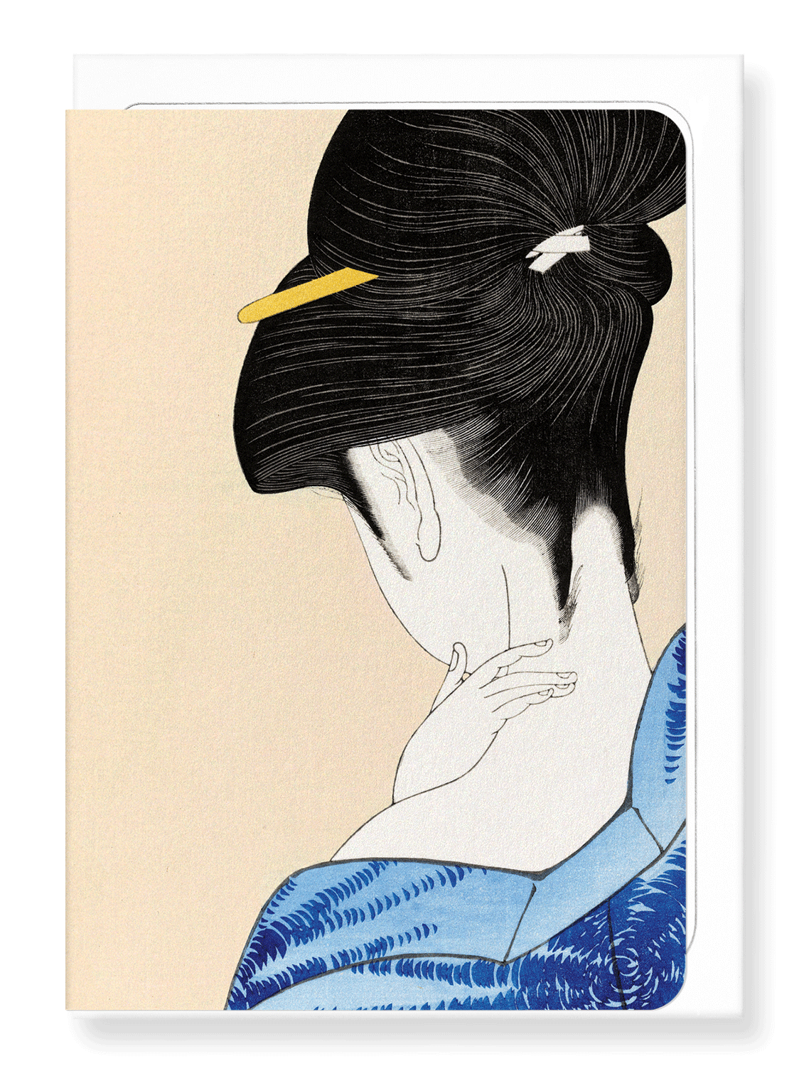 Ezen Designs - Beauty in front of a mirror - Greeting Card - Front
