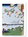 Ezen Designs - Suijin Shrine and Massaki on the Sumida River (1856) - Greeting Card - Front