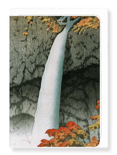 Ezen Designs - Nikko waterfall - Greeting Card - Front