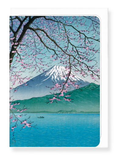 Ezen Designs - Mount fuji in springtime (1937) - Greeting Card - Front