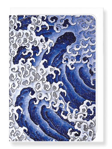 Ezen Designs - Masculine waves - Greeting Card - Front
