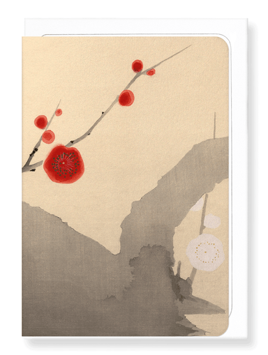 Ezen Designs - Plum blossom flowers - Greeting Card - Front