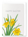 Ezen Designs - Happy easter (daffodil) - Greeting Card - Front