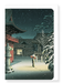 Ezen Designs - Nezu shrine in snow (1934) - Greeting Card - Front