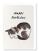 Ezen Designs - Happy birthday cat - Greeting Card - Front