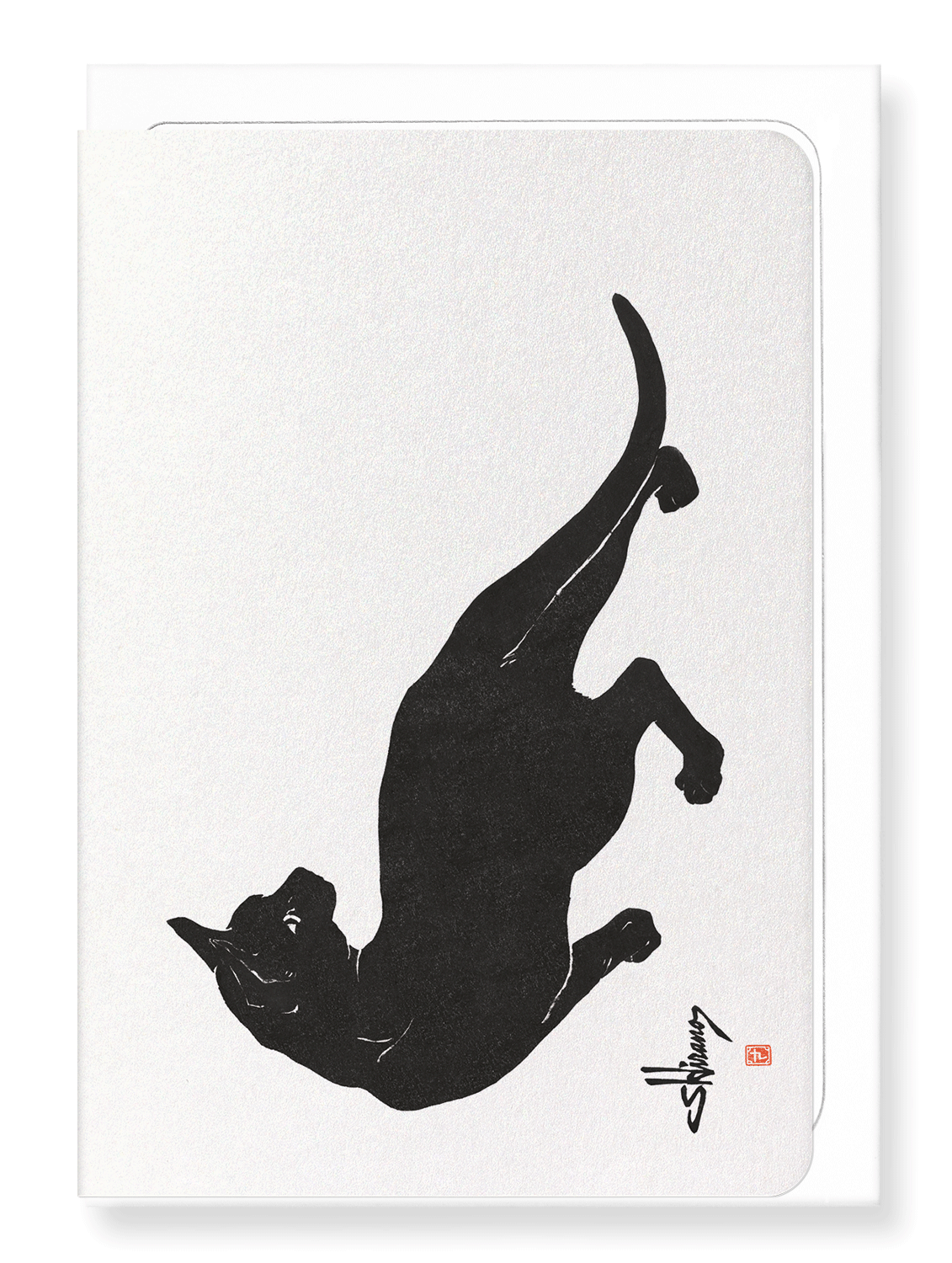 Ezen Designs - Cat no.7 - Greeting Card - Front