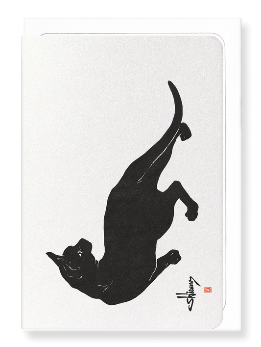 Ezen Designs - Cat no.7 - Greeting Card - Front