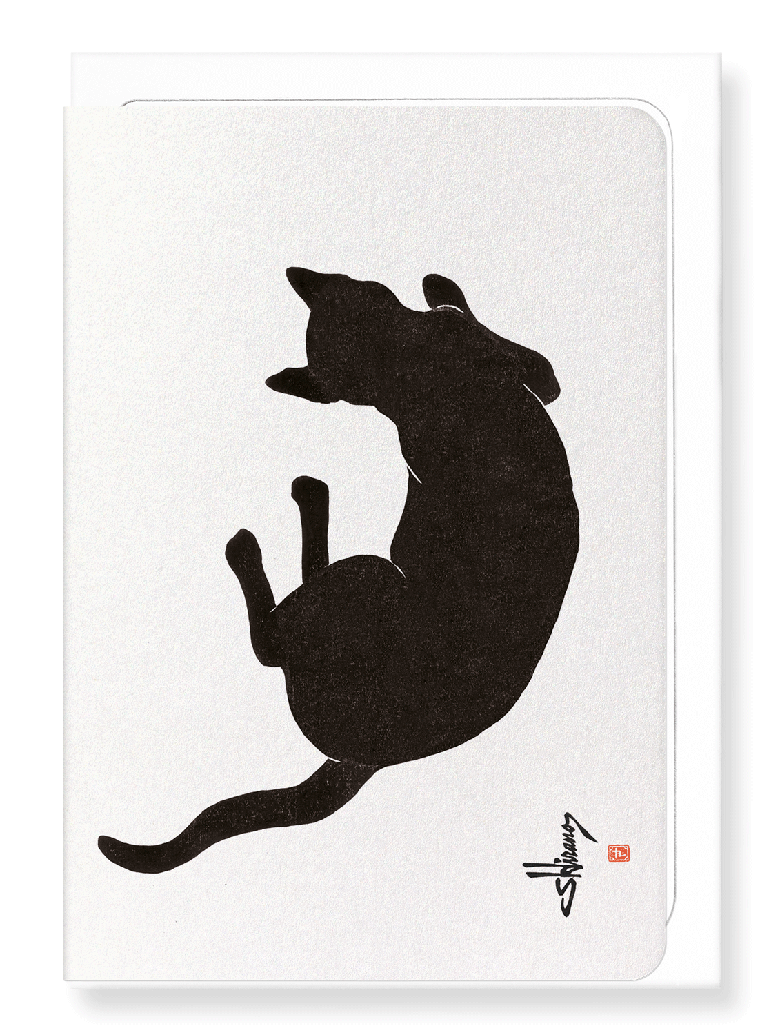Ezen Designs - Cat no.8 - Greeting Card - Front