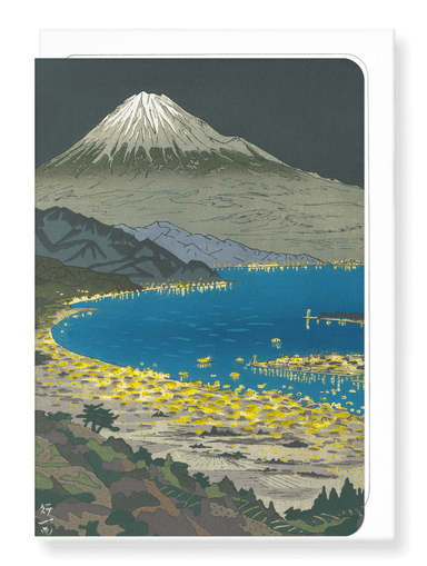 Ezen Designs - Mount fuji at nihondaira - Greeting Card - Front