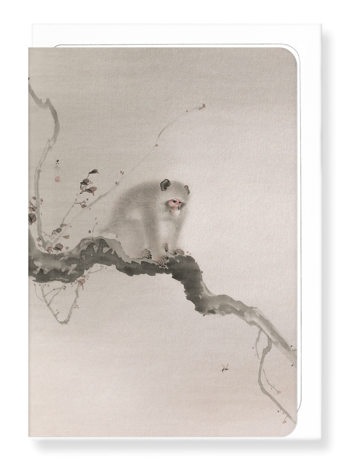 Ezen Designs - Monkey on tree - Greeting Card - Front