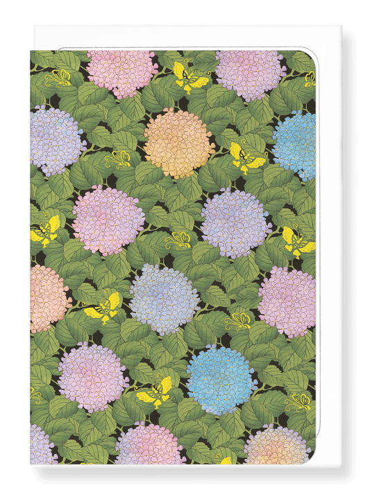 Ezen Designs - Design of waves (early 20th C.) - Greeting Card - Front
