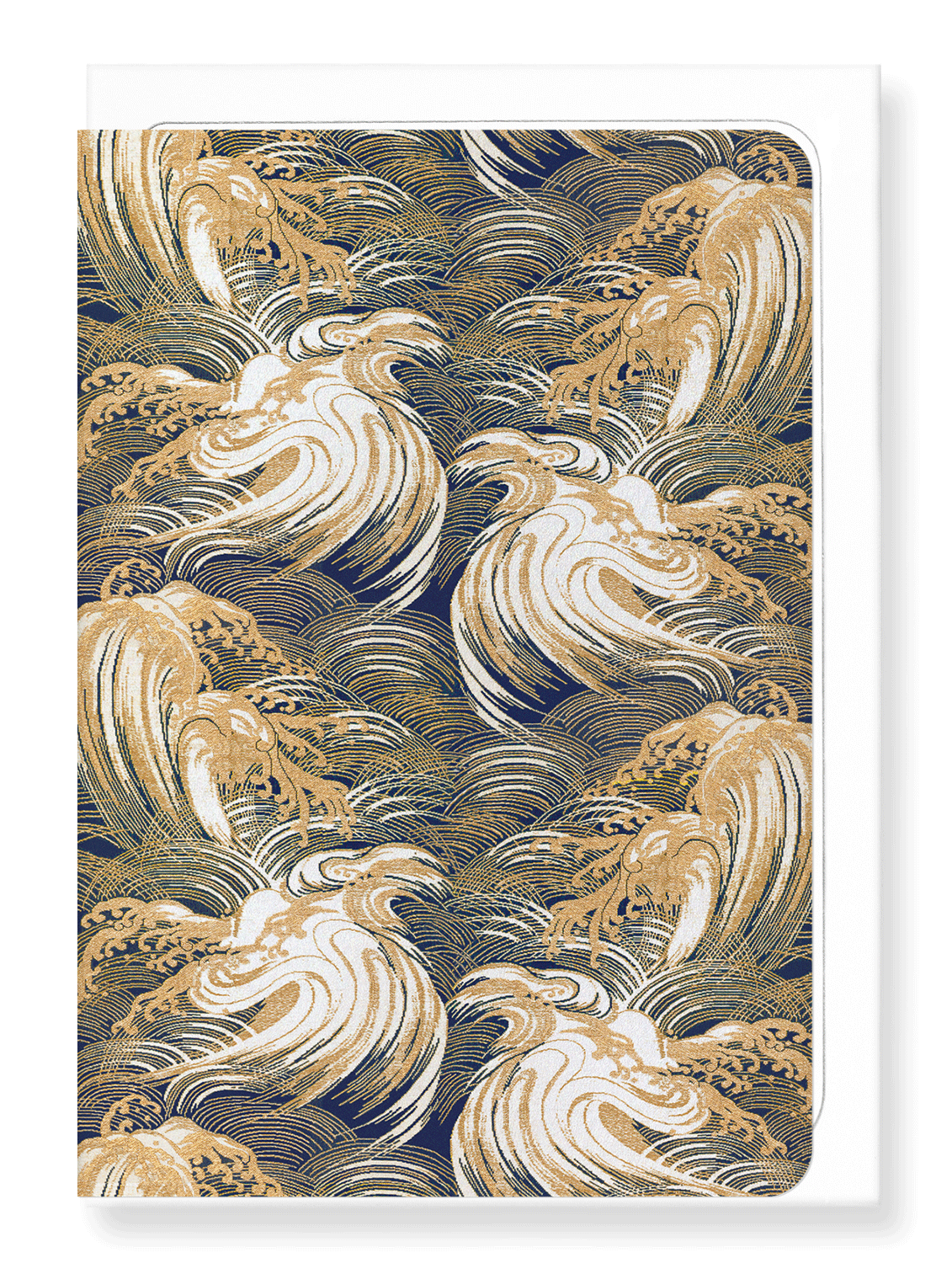 Ezen Designs - Golden pheasant in snow (c.1900) - Greeting Card - Front