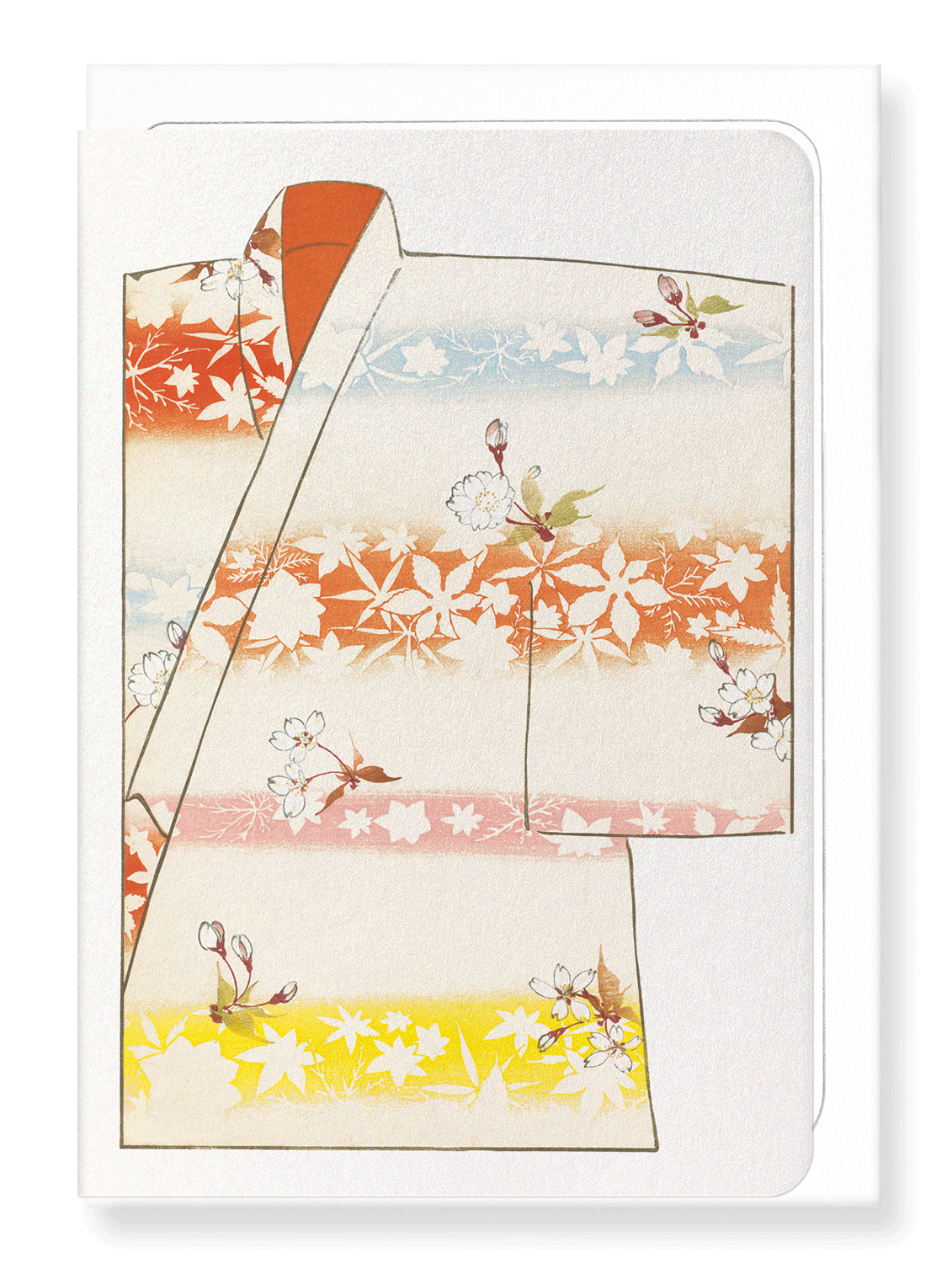 Ezen Designs - Kimono of Spring and Autumn (1899) - Greeting Card - Front