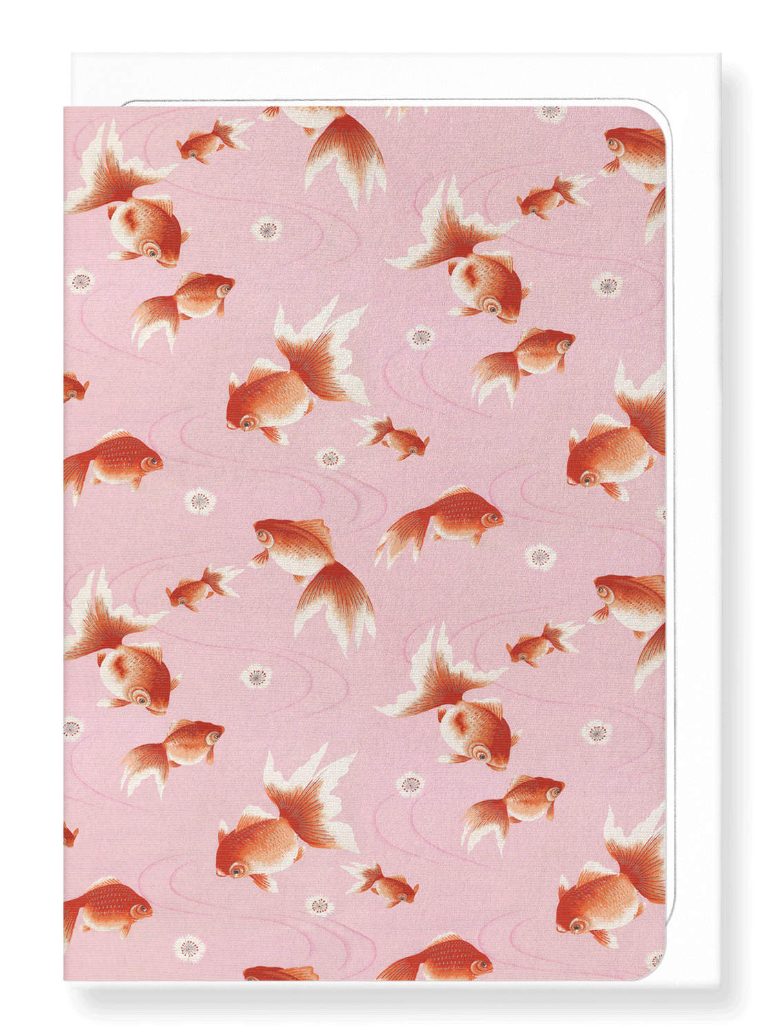 Ezen Designs - Goldfish Pattern (c.1930) - Greeting Card - Front